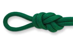 3/4" Double Braid Green Shorts