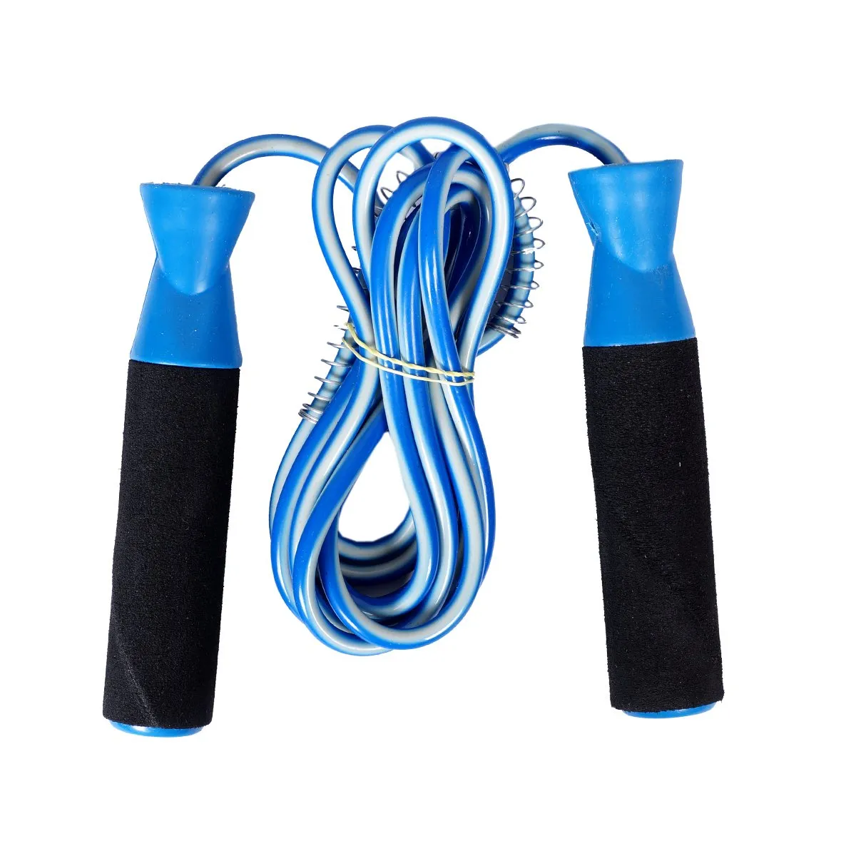 Foam Padded Fitness Skipping Rope Pack of 2 (Red / Blue)
